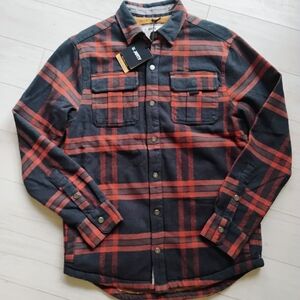 JETTY NEW The Sherpa Jacket Arbor Flannel Tidal